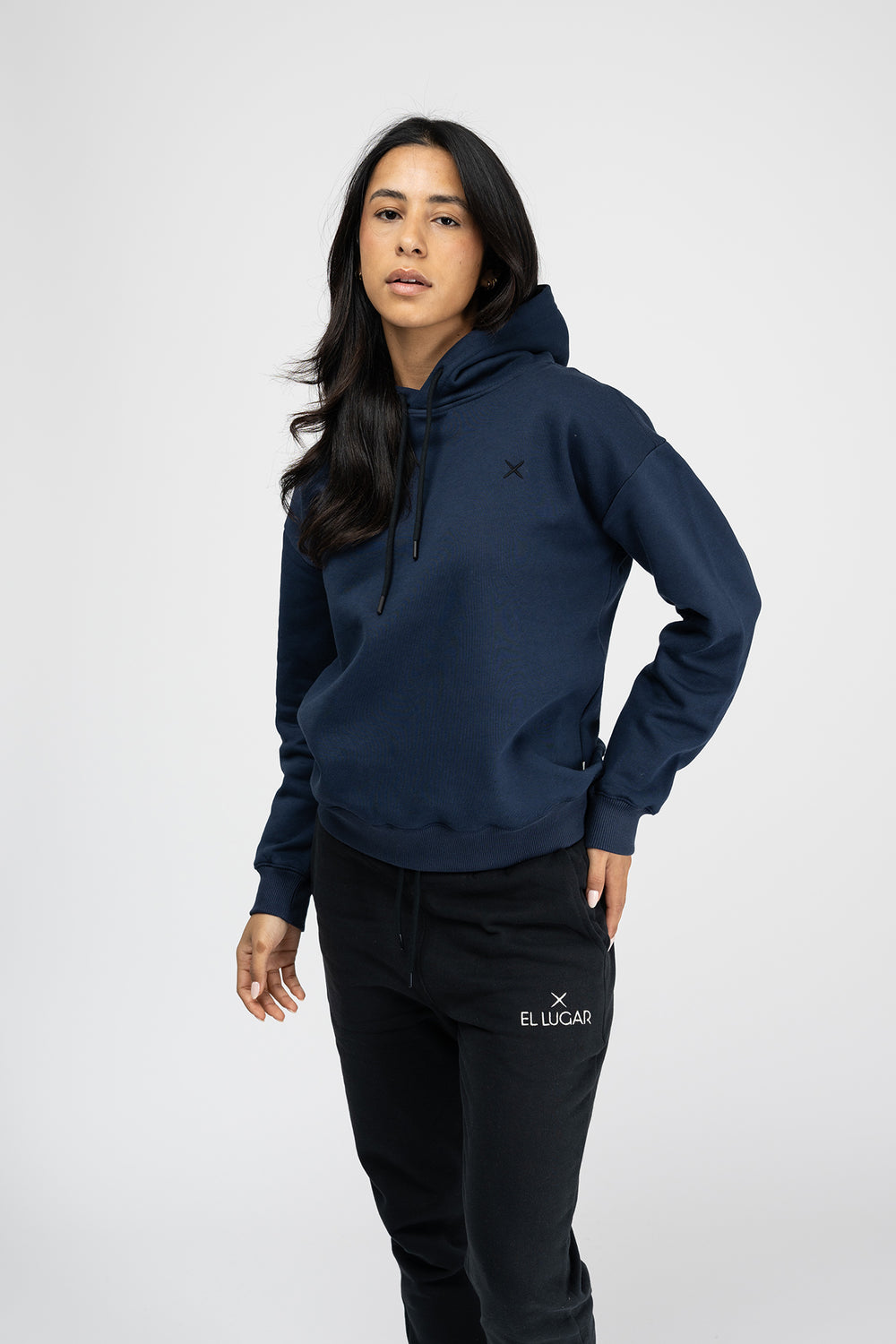 El Lugar Hoodie – Dark Navy