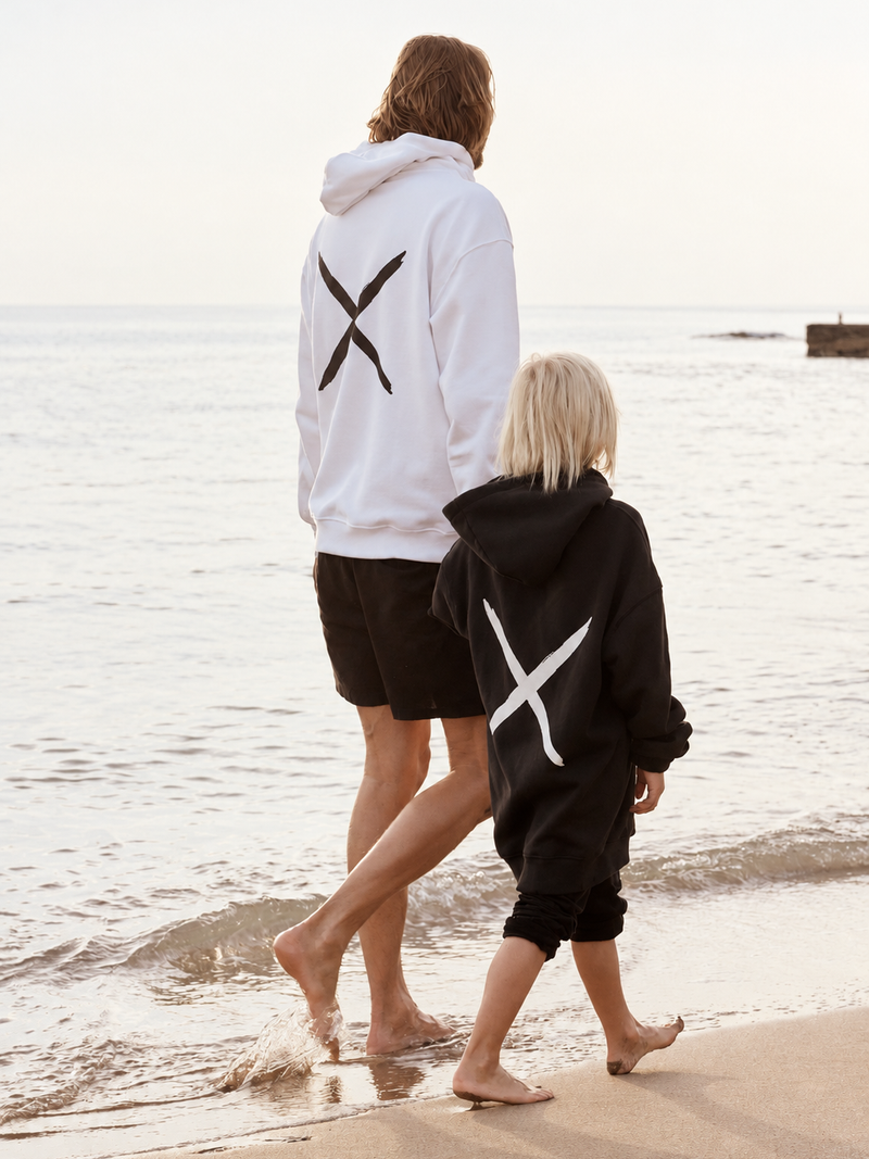 El Lugar Hooded Sweat – White